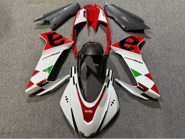 2020-2024 White Red Black Carbon Fiber Green Aprilia RS660 Motorcycle Fairings UK Stores