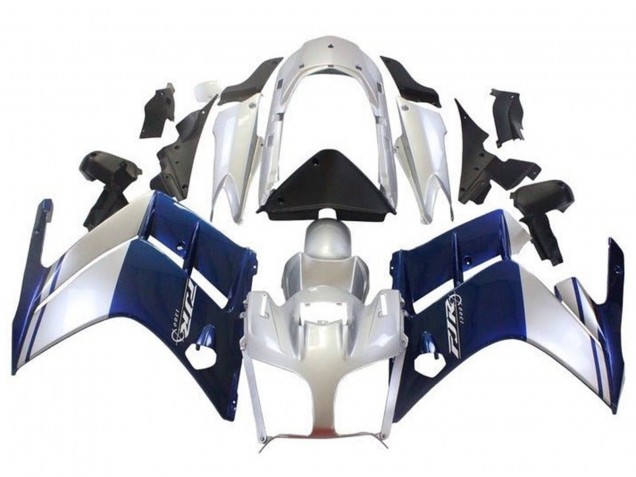 2007-2012 Dark Blue Silver Yamaha FJR1300 Motorcycle Fairings UK Stores
