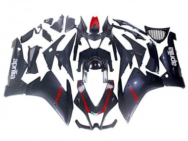 2009-2015 Black Faux Carbon Fiber Red Aprilia RSV4 1000 Motorcycle Fairings UK Stores