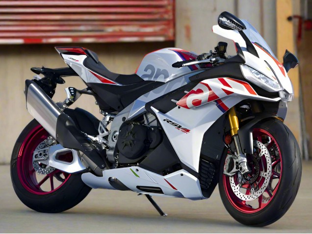 2021-2024 White Red Blue Aprilia RSV4 1100 Motorcycle Fairings UK Stores