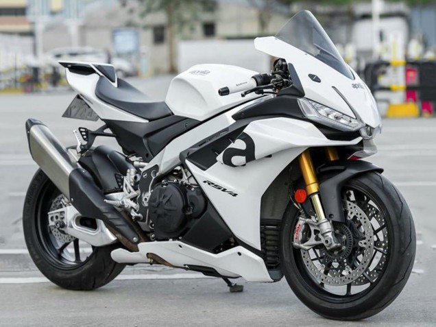 2021-2024 White Aprilia RSV4 1100 Motorcycle Fairings UK Stores