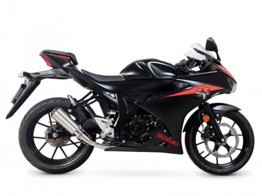 2017-2025 Black Red Stripe Suzuki GSXR125 Motorcycle Fairings UK Stores