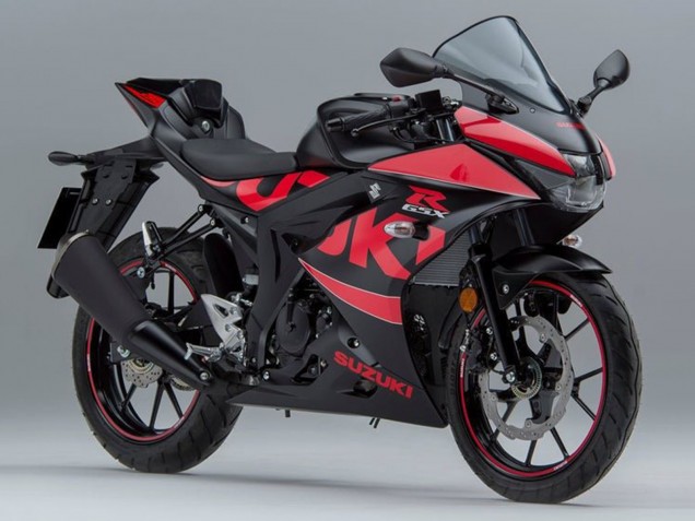 2017-2025 Black Red Suzuki GSXR125 Motorcycle Fairings UK Stores
