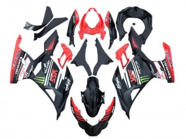 2018-2024 Red Black Green Monster Kawasaki Ninja 400 Motorcycle Fairings UK Stores