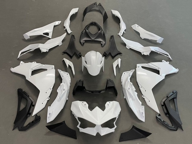 2024-2025 White Black Kawasaki Ninja 500 EX500R Motorcycle Fairings UK Stores