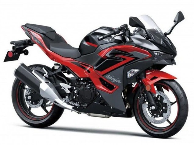 2024-2025 Black Red Grey Kawasaki Ninja 500 EX500R Motorcycle Fairings UK Stores