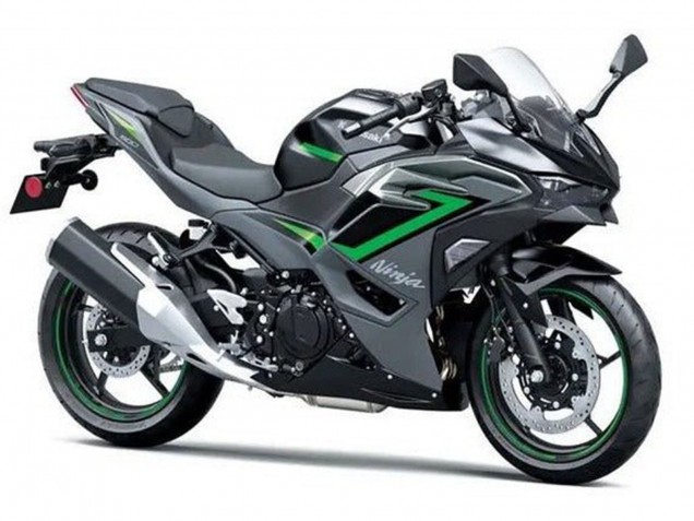 2024-2025 Black Grey Green Kawasaki Ninja 500 EX500R Motorcycle Fairings UK Stores