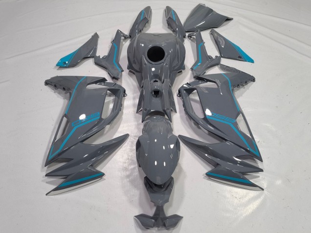 2020-2025 Grey Blue Kawasaki Ninja 650 EX650 Motorcycle Fairings UK Stores