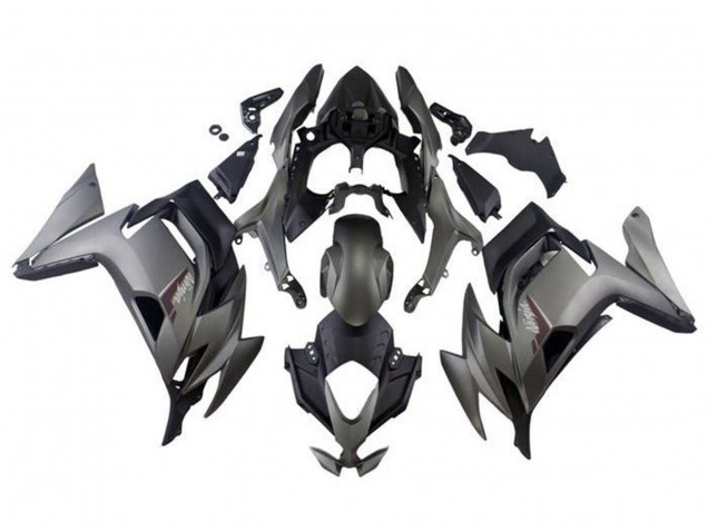 2020-2025 Matte Grey Matte Black Kawasaki Ninja 650 EX650 Motorcycle Fairings UK Stores
