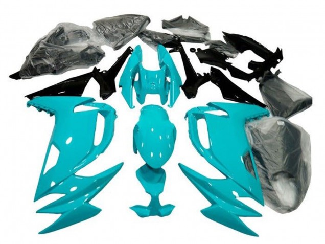 2020-2025 Light Blue Black Kawasaki Ninja 650 EX650 Motorcycle Fairings UK Stores