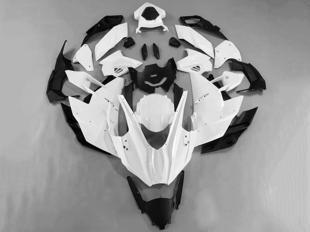 2015-2022 White Kawasaki Ninja H2 Motorcycle Fairings UK Stores