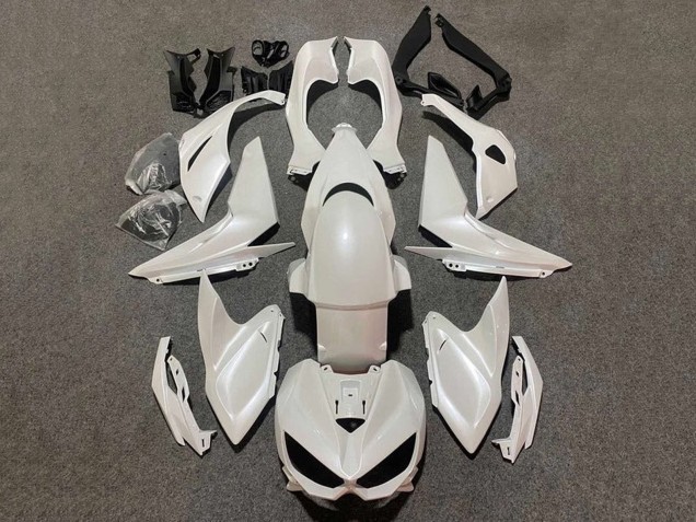 2014-2019 Pearl White Kawasaki Z1000 Motorcycle Fairings UK Stores