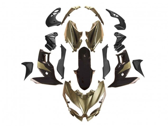 2015-2021 Gold Black Kawasaki Versys 650 Motorcycle Fairings UK Stores