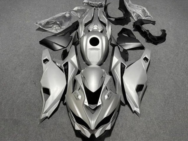 2019-2025 Glossy Silver Matte Black Kawasaki ZX25R ZX-25R Motorcycle Fairings UK Stores