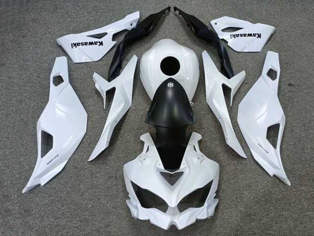 2019-2025 White Matte Black Kawasaki ZX25R ZX-25R Motorcycle Fairings UK Stores