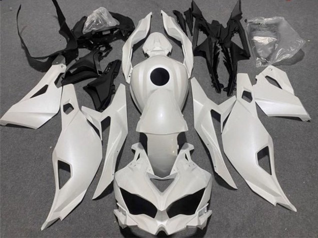 2019-2025 Pearl White Kawasaki ZX25R ZX-25R Motorcycle Fairings UK Stores