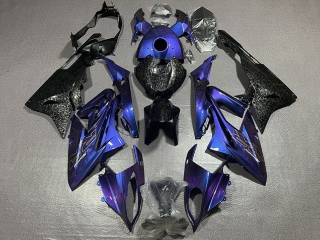2015-2016 Purple Faux Forged Carbon Fiber BMW S1000RR Motorcycle Fairings UK Stores