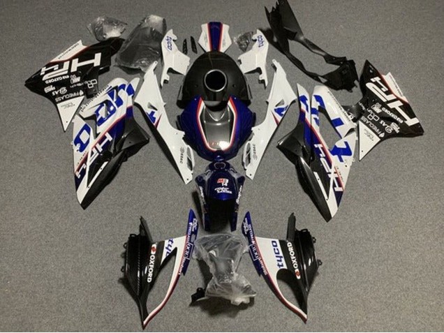 2017-2018 White Blue Black Tyco BMW S1000RR Motorcycle Fairings UK Stores