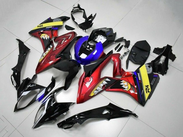 2017-2018 Yellow Blue Red Black Shark BMW S1000RR Motorcycle Fairings UK Stores
