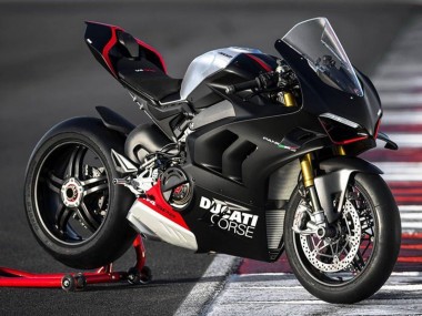 2022-2024 Matte Black Silver Red Ducati Panigale V4 V4S Motorcycle Fairings UK Stores