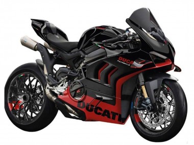 2022-2024 Black Red Ducati Panigale V4 V4S Motorcycle Fairings UK Stores