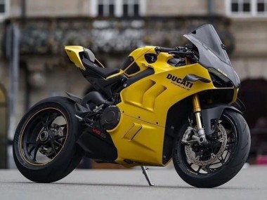 2022-2024 Yellow Black Ducati Panigale V4 V4S Motorcycle Fairings UK Stores
