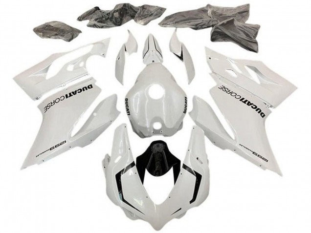 2015-2020 Pearl White Ducati 1299 Motorcycle Fairings UK Stores