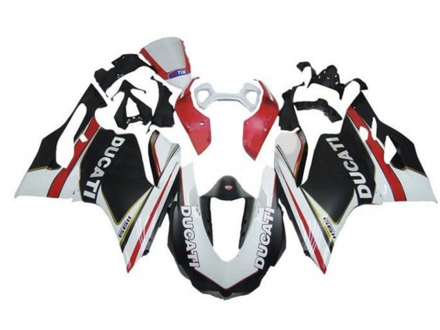 2011-2014 White Red Matte Black Ducati Panigale 1199 Motorcycle Fairings UK Stores