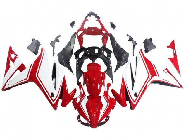 2016-2018 White Red Honda CBR500R Motorcycle Fairings UK Stores