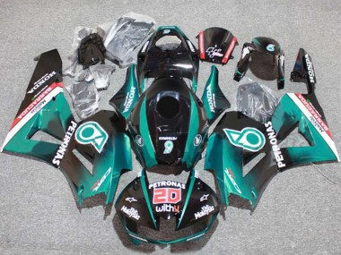 2013-2026 Teal Blue Glossy Black Petronas 20 Honda CBR600RR Motorcycle Fairings UK Stores