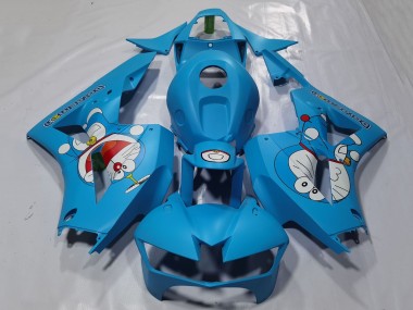 2013-2026 Light Blue Doraemon Honda CBR600RR Motorcycle Fairings UK Stores
