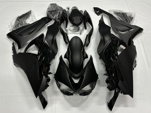 2023-2025 Matte Black Kawasaki ZX6R Motorcycle Fairings UK Stores