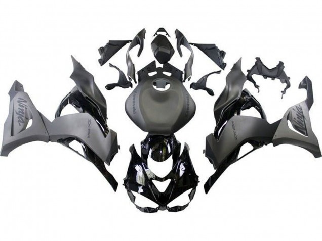 2023-2025 Matte Black Matte Grey Glossy Black Kawasaki ZX6R Motorcycle Fairings UK Stores