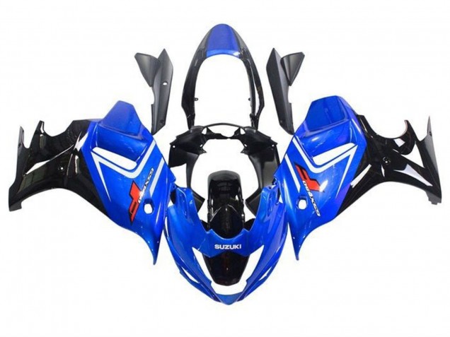 2008-2013 Blue White Glossy Black Suzuki GSX650F Motorcycle Fairings UK Stores