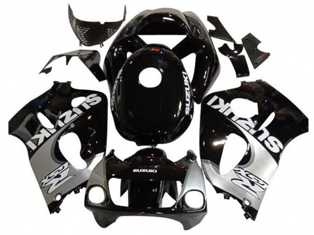 1996-2000 Black Silver Suzuki GSXR 600 / GSXR 750 Motorcycle Fairings UK Stores