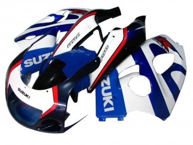 1996-2000 Blue White Dark Blue Red Suzuki GSXR 600 / GSXR 750 Motorcycle Fairings UK Stores