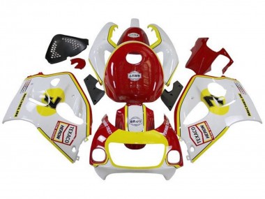 1996-2000 White Red Yellow Texaco Suzuki GSXR 600 / GSXR 750 Motorcycle Fairings UK Stores