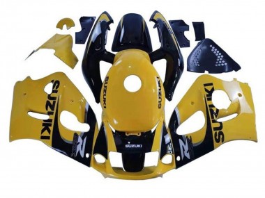 1996-2000 Yellow Black Suzuki GSXR 600 / GSXR 750 Motorcycle Fairings UK Stores