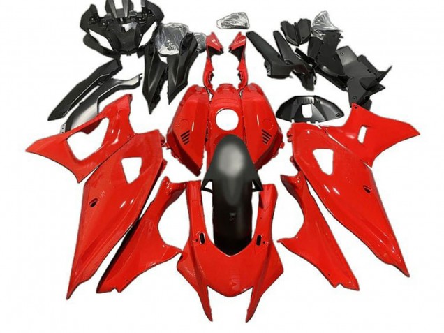 2021-2024 Red Matte Black Yamaha YZF R7 Motorcycle Fairings UK Stores