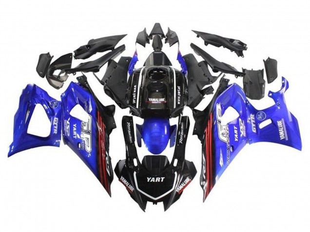 2021-2024 Black Blue Red Stripe Yamaha YZF R7 Motorcycle Fairings UK Stores