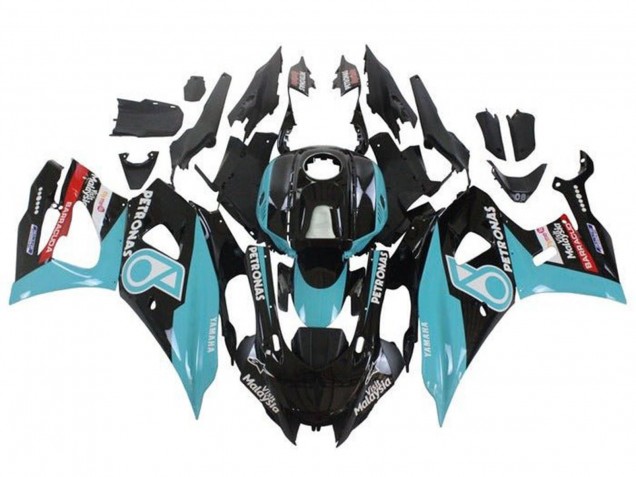 2021-2024 Black Blue Petronas Yamaha YZF R7 Motorcycle Fairings UK Stores