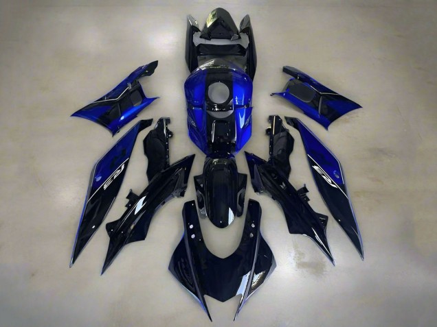 2019-2021 Blue Glossy Dark Blue Yamaha YZF R3/R25 Motorcycle Fairings UK Stores