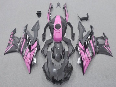 2019-2021 Pink Black Monster Yamaha YZF R3/R25 Motorcycle Fairings UK Stores