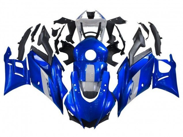 2019-2021 Blue Grey Black Yamaha YZF R3/R25 Motorcycle Fairings UK Stores