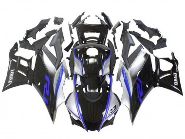2019-2021 Silver Blue Black Yamaha YZF R3/R25 Motorcycle Fairings UK Stores