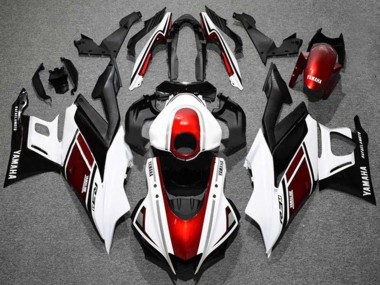 2022-2024 White Red Black Yamaha YZF R3/R25 Motorcycle Fairings UK Stores