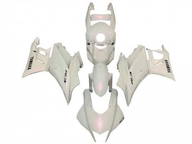2022-2024 Pearl White Yamaha YZF R3/R25 Motorcycle Fairings UK Stores
