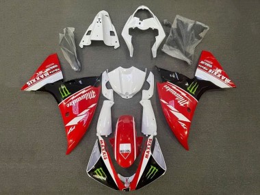 2009-2011 White Red Black Green Monster Milwaukee Yamaha YZF 1000 R1 Motorcycle Fairings UK Stores