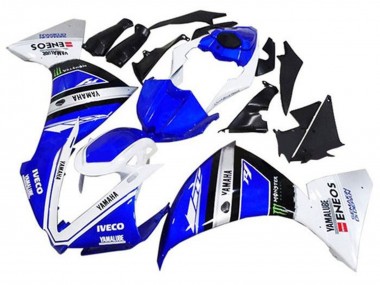 2012-2014 Blue White Black Green IVECO Yamalube Monster Yamaha YZF 1000 R1 Motorcycle Fairings UK Stores