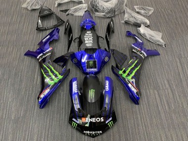 2015-2019 Blue Black Monster ENEOS Yamaha YZF 1000 R1 Motorcycle Fairings UK Stores